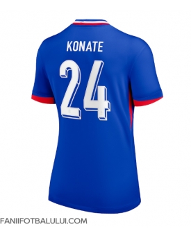 Franța Ibrahima Konate #24 Echipament de Fotbal Replică European 2024 Femei Acasa
